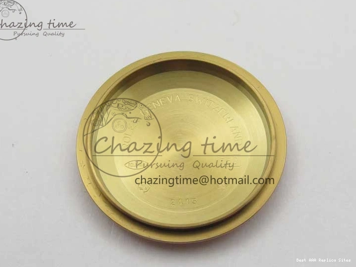 AAA Replica Watches on President A 2689 BP White ComfortFit Crystal Crystal Marker MOP RG Best Edition 128235 Dial Day-Date Bracelet RG 36mm 1218